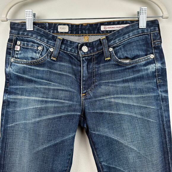 AG Adriano Goldschmied The Angel Boot Cut Jeans Denim Medium Wash Women's 27R - Picture 2 of 12